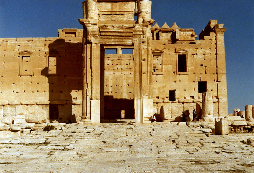 Vorschaubild Palmyra, Baaltempel, W-Seite, Eingang